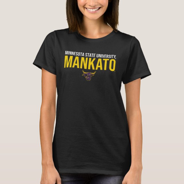 Minnesota Staat Mankato Mavericks Stacks T-Shirt (Vorderseite)
