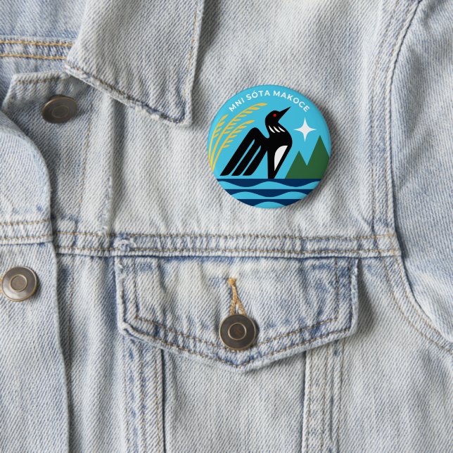 Minnesota Staat Siegel Button (Beispiel)
