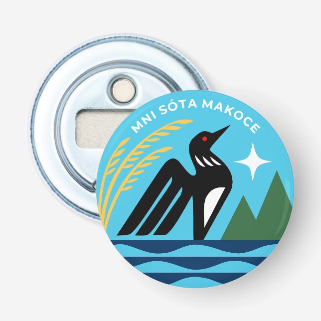 Minnesota Staat Siegel Flaschenöffner (Vorderseite)