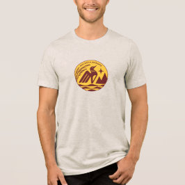 Minnesota Staat Siegel in Gophers Colors Tri-Blend Shirt