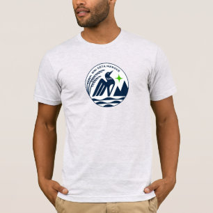 Minnesota Staat Siegel in Wolfsfarben T-Shirt