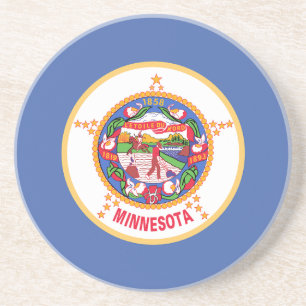 Minnesota Staatsflagge Getränkeuntersetzer