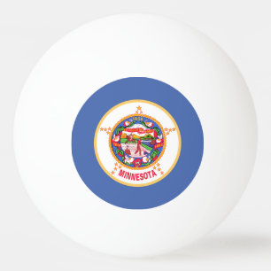 Minnesota Staatsflagge Tischtennisball