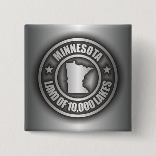 "Minnesota-Stahl-" Knöpfe Button