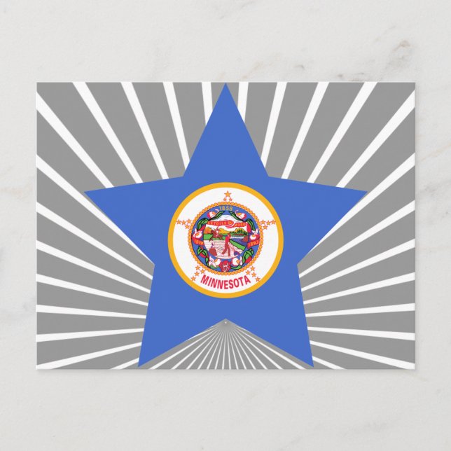 Minnesota Star Postkarte (Vorderseite)