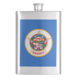 Minnesota State Flag Design Flachmann