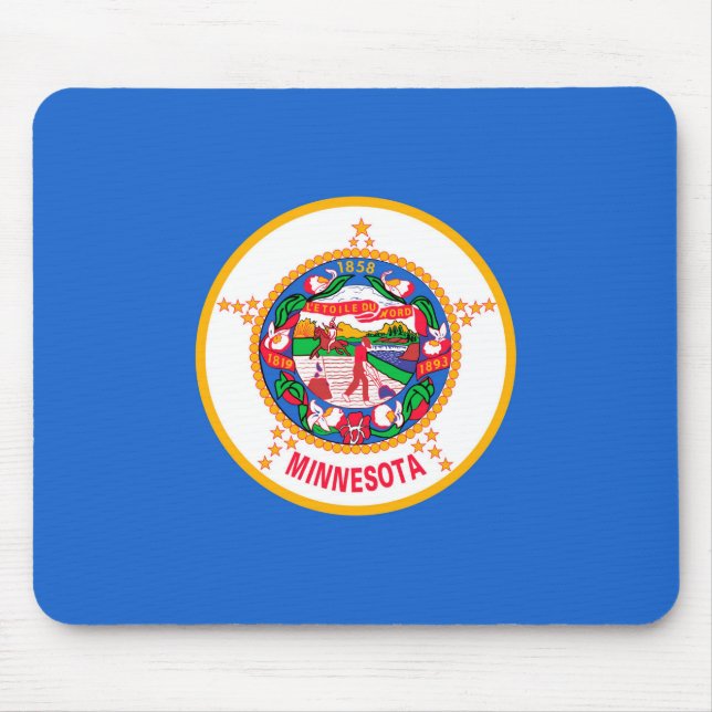 Minnesota State Flag Design Mousepad (Vorne)