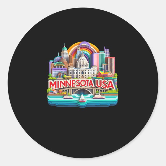 Minnesota Sticker (Vorderseite)