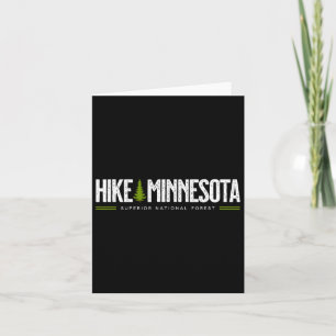 Minnesota Superior Nationales Forest Wandern Risto Karte