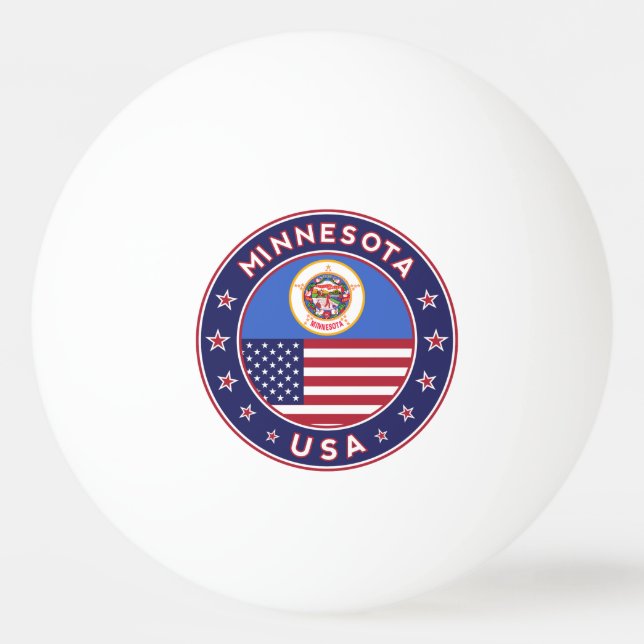 Minnesota Tischtennisball (Vorderseite)