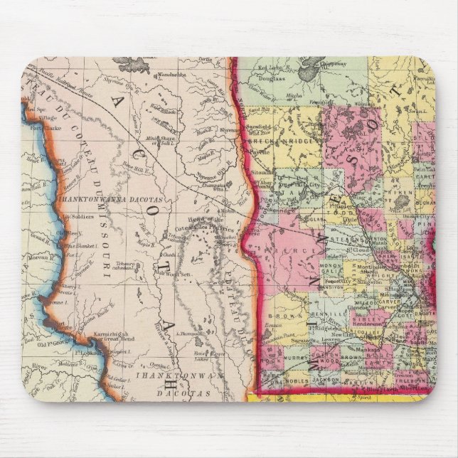Minnesota und Dacotah Mousepad (Vorne)