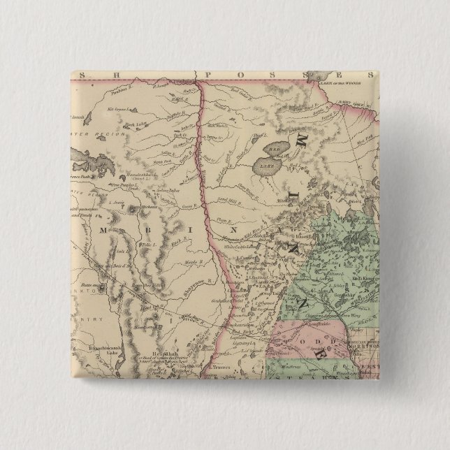 Minnesota und Dakotah Button (Vorderseite)