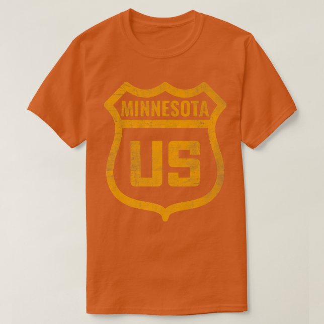 Minnesota - Unwetter auf der US-Autobahn T-Shirt (Design vorne)