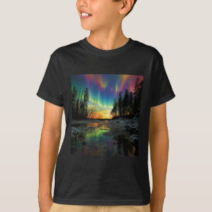 Minnesota Urlaub Nordlichter Camping Wandern Souve T-Shirt