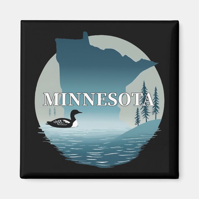 Minnesota USA Magnet (Vorne)