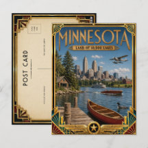 Minnesota Vintage Art Deco Golden Age