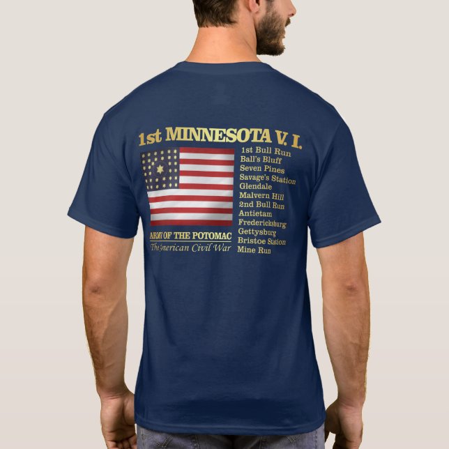 Minnesota Volunteer Infanterie (BH) T-Shirt (Rückseite)