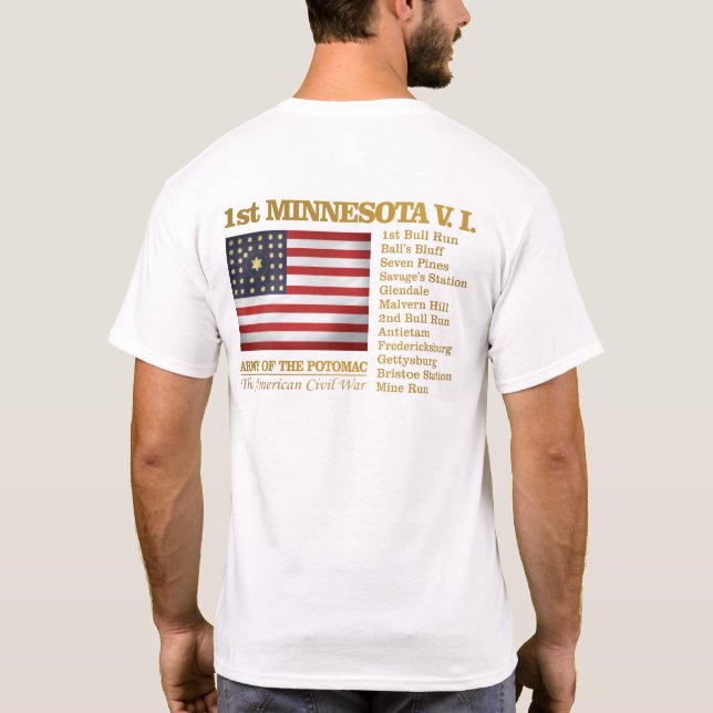 Minnesota Volunteer Infanterie (BH) T-Shirt (Rückseite)
