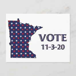 Minnesota Vote Postkarte