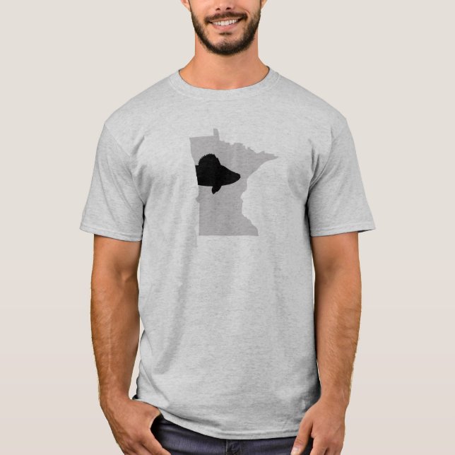 Minnesota Walleye Silhouette T-Shirt (Vorderseite)