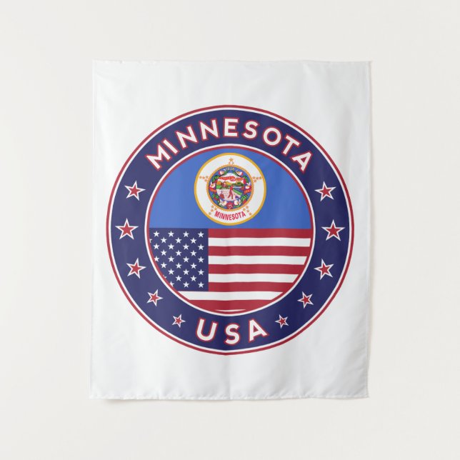 Minnesota Wandteppich (Vorderseite)