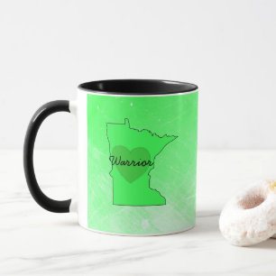 Minnesota Warrior Lyme-Borreliose-Bewusstseins-Kaf Tasse