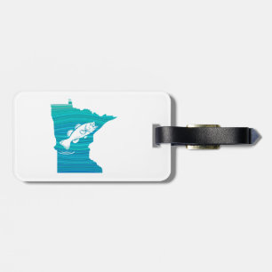 Minnesota Wave Fishing Gepäckanhänger