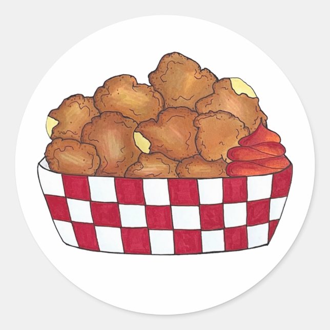 Minnesota Wisconsin Food Runder Aufkleber (Vorderseite)