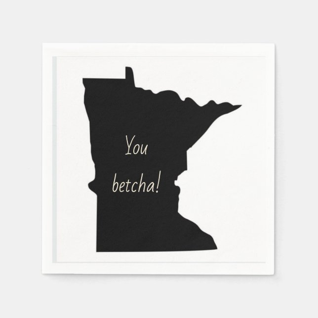 Minnesota You Betcha Napkins Serviette (Vorderseite)