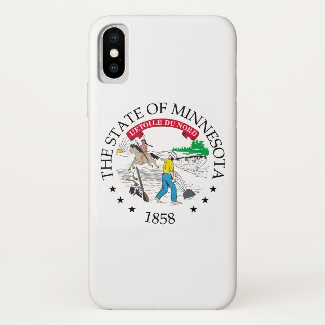 Minnesota-Zeichen Case-Mate iPhone Hülle (Rückseite)