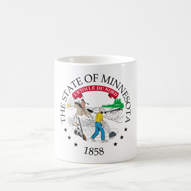 Minnesota-Zeichen Kaffeetasse (Mittel)