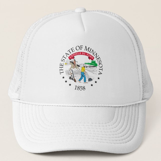 Minnesota-Zeichen Truckerkappe (Vorderseite)