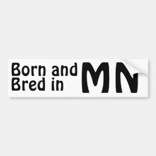 Minnesota züchtete (Stoß) Aufkleber Autoaufkleber