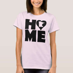 Minnesota Zuhause Heart Staat T-Shirts T - Shirt