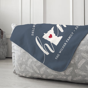 Minnesota Zuhause Staat Personalisiert Sherpadecke