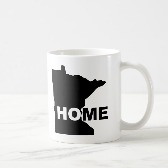 Minnesota-Zuhause weg von Staats-Tasse oder Kaffeetasse (Rechts)