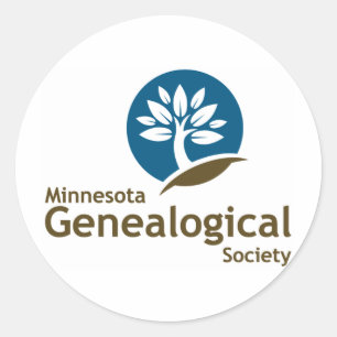 Minnesotaabstammungsgesellschaft Runder Aufkleber