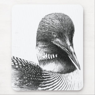MinnesotaLoon durch William Martin Mousepad