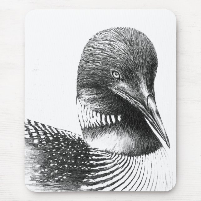 MinnesotaLoon durch William Martin Mousepad (Vorne)
