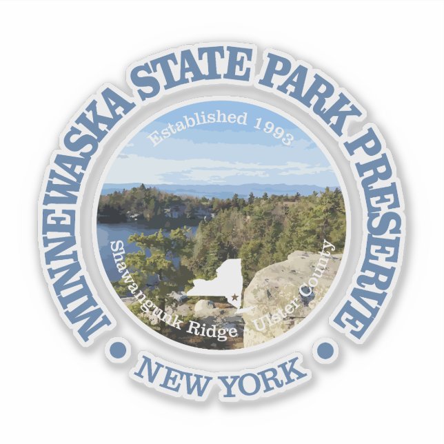 Minnewaska SP Aufkleber (Vorderseite)