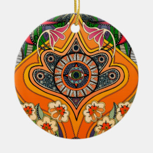 Minnie Grün Keramik Ornament