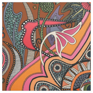 MINNIE henna Fabric Stoff