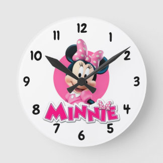 Minnie Wall Clock Runde Wanduhr