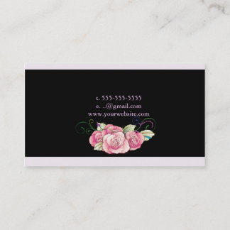 minniemay Monogramm-Rosen Visitenkarte