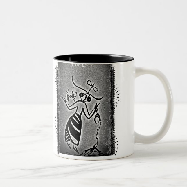 Minoan Bienen-Göttin Zweifarbige Tasse (Rechts)