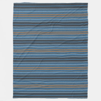 Minoan Blue Fleece Blanket II