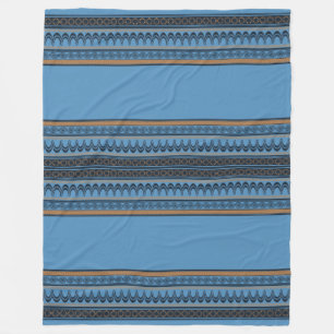 Minoan Blue Fleecedecke