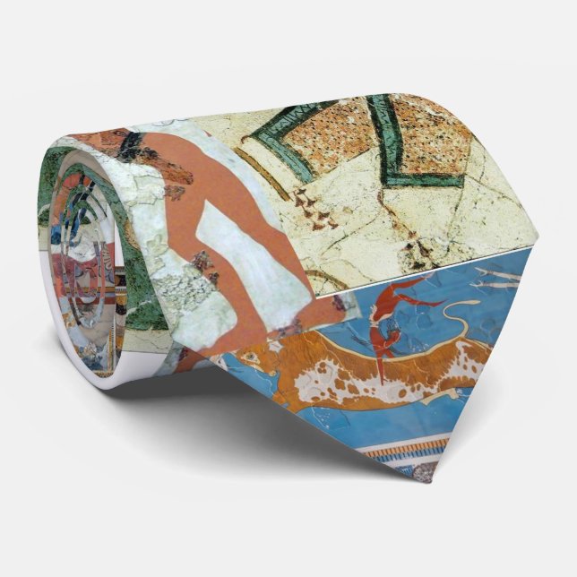 Minoan Kunst-Krawatte Krawatte (Gerollt)