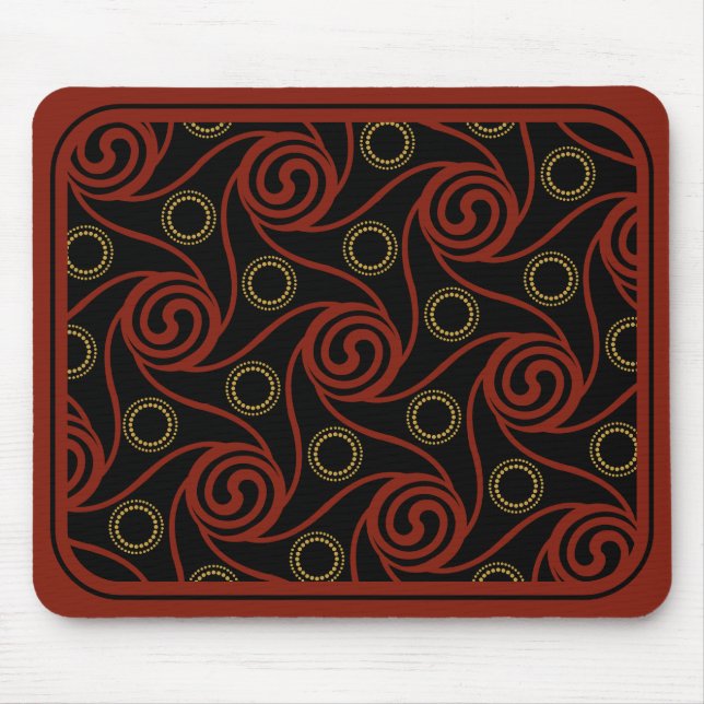 Minoan Labyrinth Spiral Mousepad (Vorne)