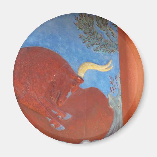Minoan Palace of Knossos RED BULL Magnet (Vorne)